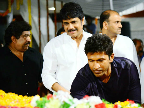 Puneet Rajkumar And Akkineni Nagarjuna