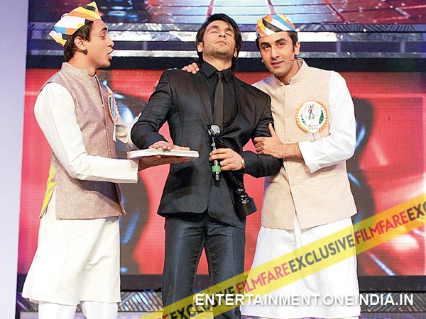 Ranveer With Imran And Ranbir