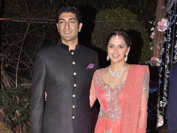 Ahana-Vaibhav At Their Wedding Reception
