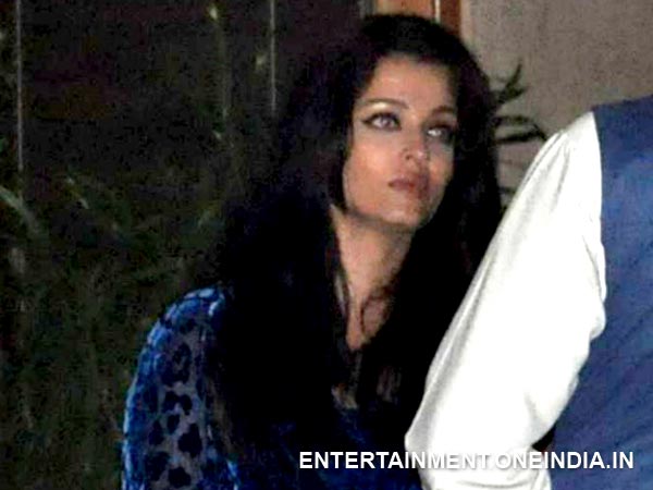 Aishwarya At Abhishek's Birthday Bash