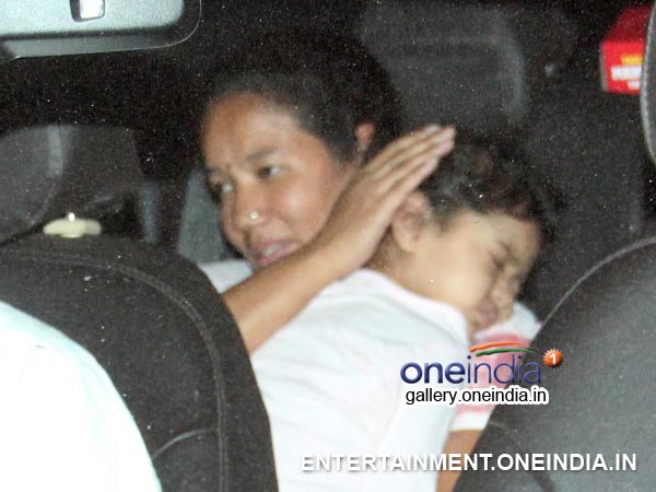 Aaradhya At Abhishek's Birthday Bash