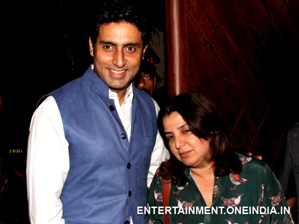 Abhishek-Farah At The Bash