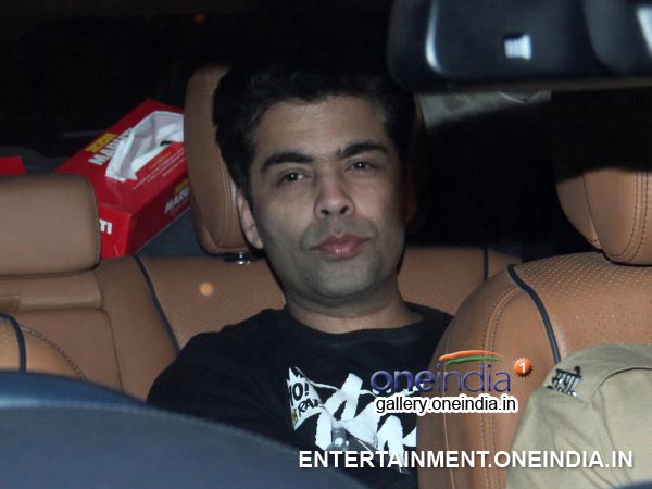 Karan Johar Arrives At Abhishek's B'Day Bash