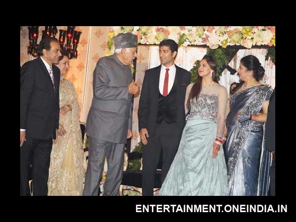 Political Bigwigs At Ahana-Vaibhav's Wedding Reception