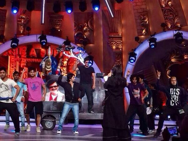 SRK Rehearsing