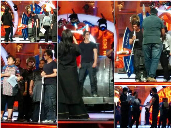 Zee Cine Awards: Shahrukh Rehearsing