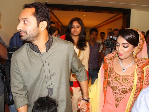 Fahad, Nazriya Arrive At The Venue