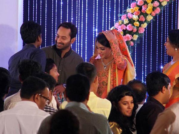 Fahad Fazil, Nazriya Nazim At The Function