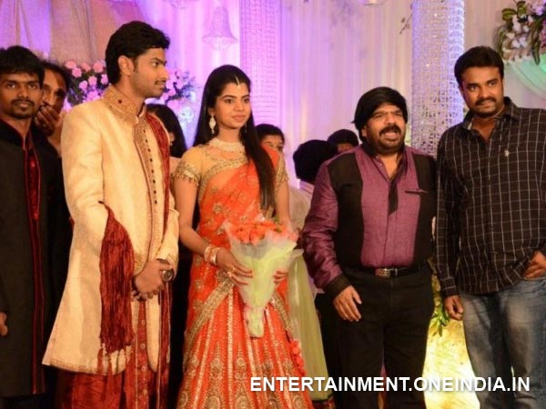 Director Vijay At Simbu's Sister Ilakkiya's Wedding Reception