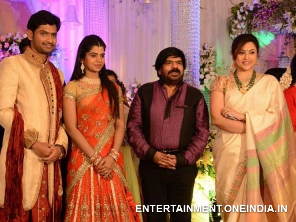 Meena At Ilakkiya's Wedding Reception