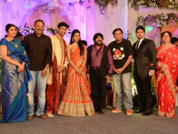 Director Venkat Prabhu At Ilakkiya's Wedding Reception