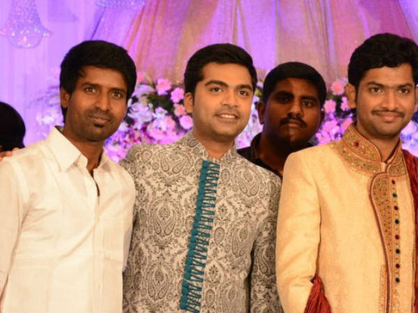 Comedian Soori At Simbu's Sister Marriage Reception
