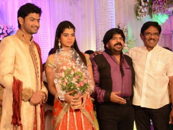 Bharathiraaj At Ilakkiya-Abhilash's Wedding Reception