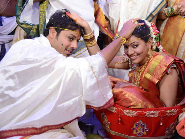 Geetha Madhuri, Krishna Nandu Wedding Pictures