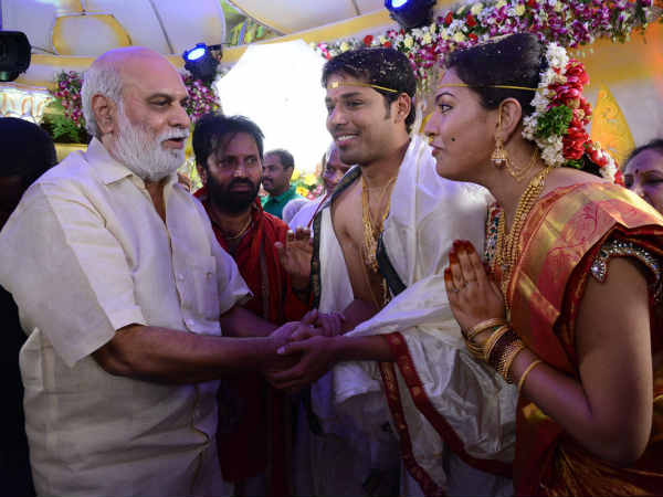 K Raghavendra Rao At Geetha Madhuri's Wedding
