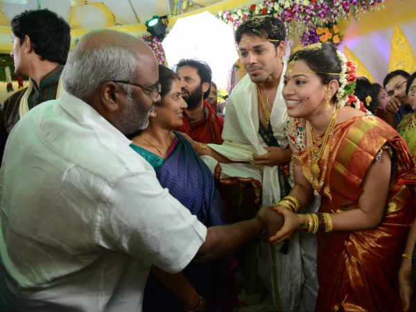 MM Keeravani At Geetha Madhuri's Wedding