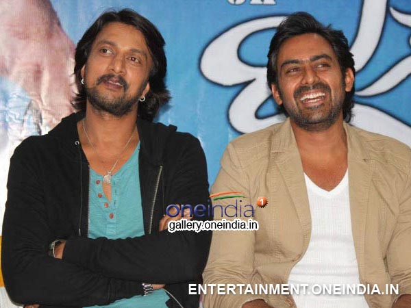 Sudeep And JK At Just Love Audio Launch