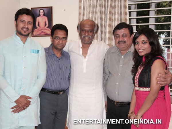 Rajinikanth With Raja's Family