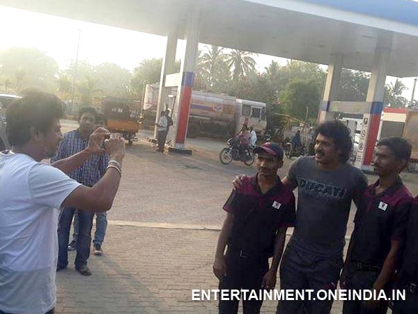 Shivaraj Kumar Taking Upendra's Photo