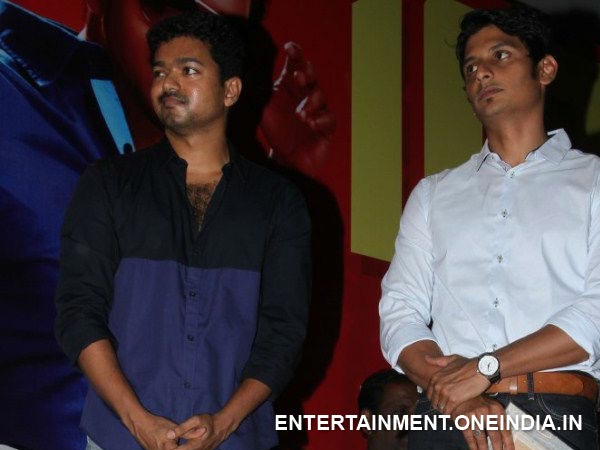 Pic: Vijay With Jeeva At Jilla 100 Days Celebration