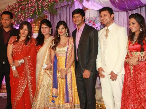 Raja Abbel, Amritha With Guests