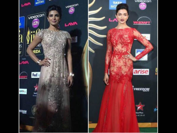 Priyanka-Deepika At the IIFA Awards 2014