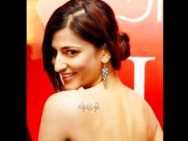 Shruti Hassan's Tattoo