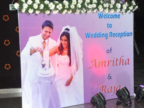 Raja Abel, Amritha's Church Wedding