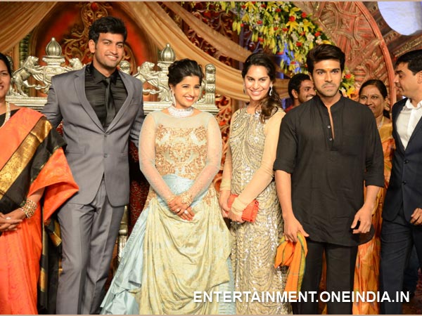 Ram Charan, Upasana At Dil Raju's Daughter Wedding Reception