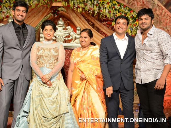 Manchu Manoj At Dil Raju's Daughter Wedding Reception