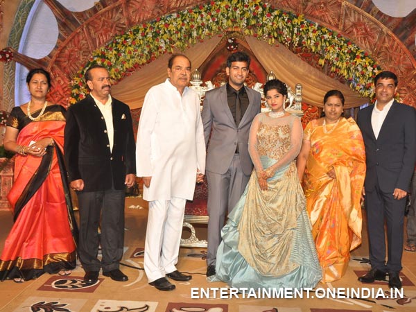 D Rama Naidu At Dil Raju's Daughter Wedding Reception