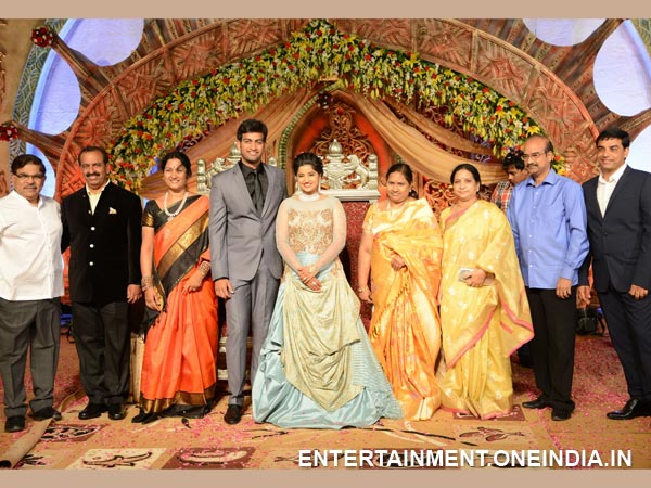 Allu Aravind At Dil Raju's Daughter Wedding Reception