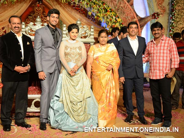 Srinivasa Reddy At Dil Raju's Daughter Wedding Reception