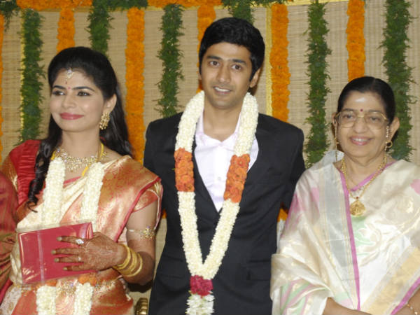 P Susheela At Chinmayi-Rahul Ravindran Wedding Reception