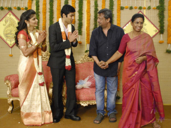 Dharani At Chinmayi-Rahul Ravindran Wedding Reception