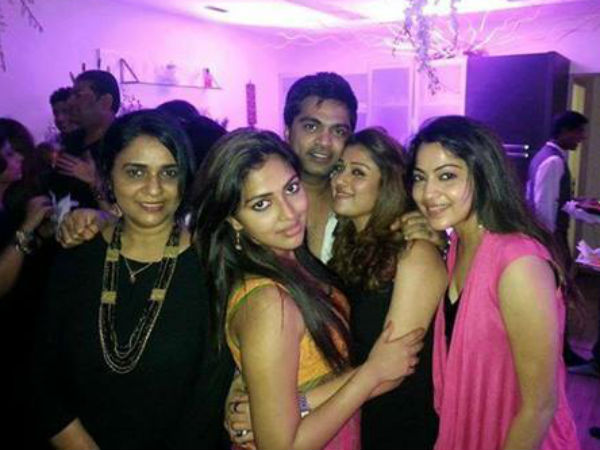 Simbu With Nayantara At Trisha's Birthday