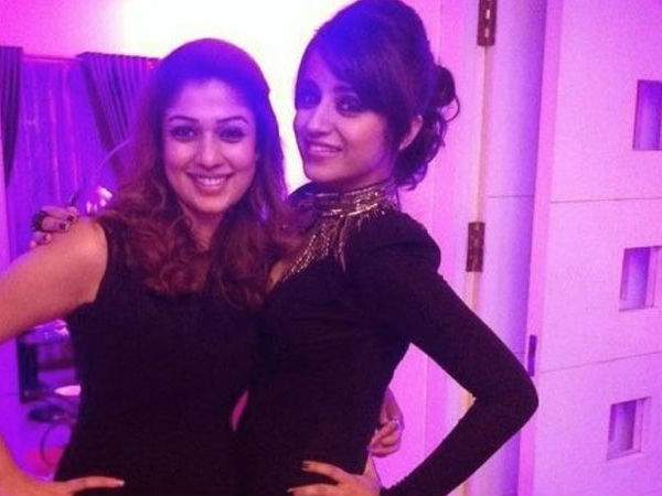 Nayantara At Trisha's Birthday