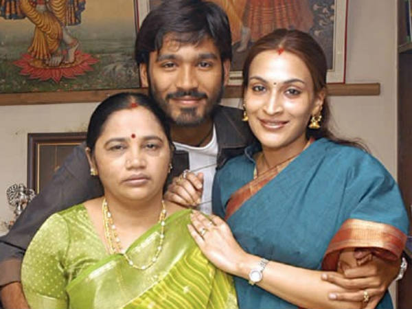Dhanush With His Mother Vijayalakshmi