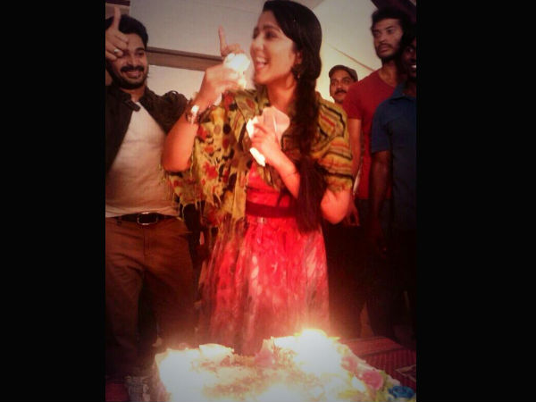 Charmi Enjoying Cake