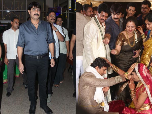 Srikanth At Sivaji Raja's Daughter's Wedding