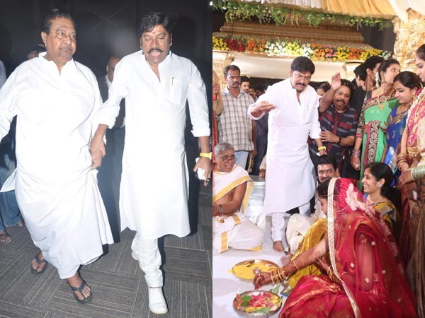 Rajendra Prasad At Sivaji Raja's Daughter's Wedding