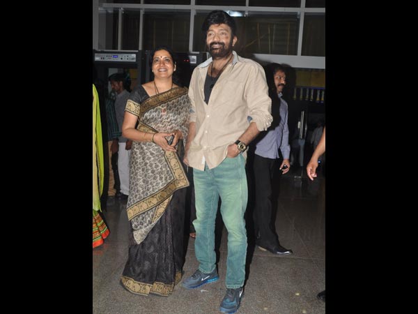 Rajasekhar, Jeevitha At Sivaji Raja's Daughter's Wedding