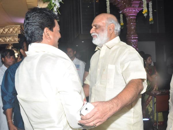 Raghavendra Rao At Sivaji Raja's Daughter's Wedding