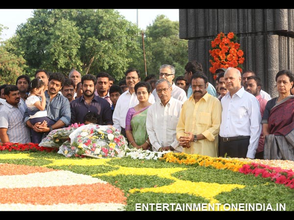 Nandamuri Family At NT Rama Rao 91st Birth Anniversary