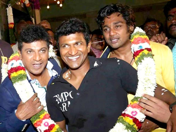 Shivanna, Puneet And Dhruva
