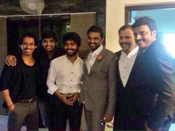 GV Prakash & Friends At Vijay-Amala's Engagement
