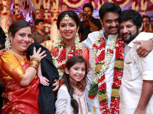 Baby Sara At Amala Paul-Vijay's Wedding