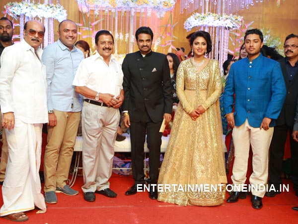 Sivakumar At Amala Paul-Vijay's Wedding Reception