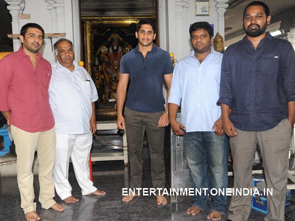 Naga Chaitanya With His Film Unit Members
