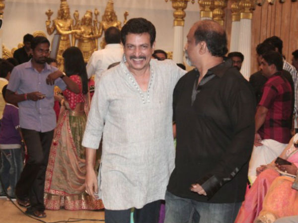 Nizhalgal Ravi At Arun Pandian's Wedding Reception